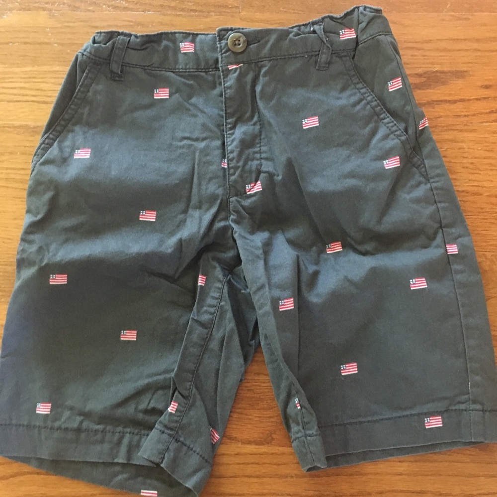 Old Navy Boys Shorts USA flag size 8